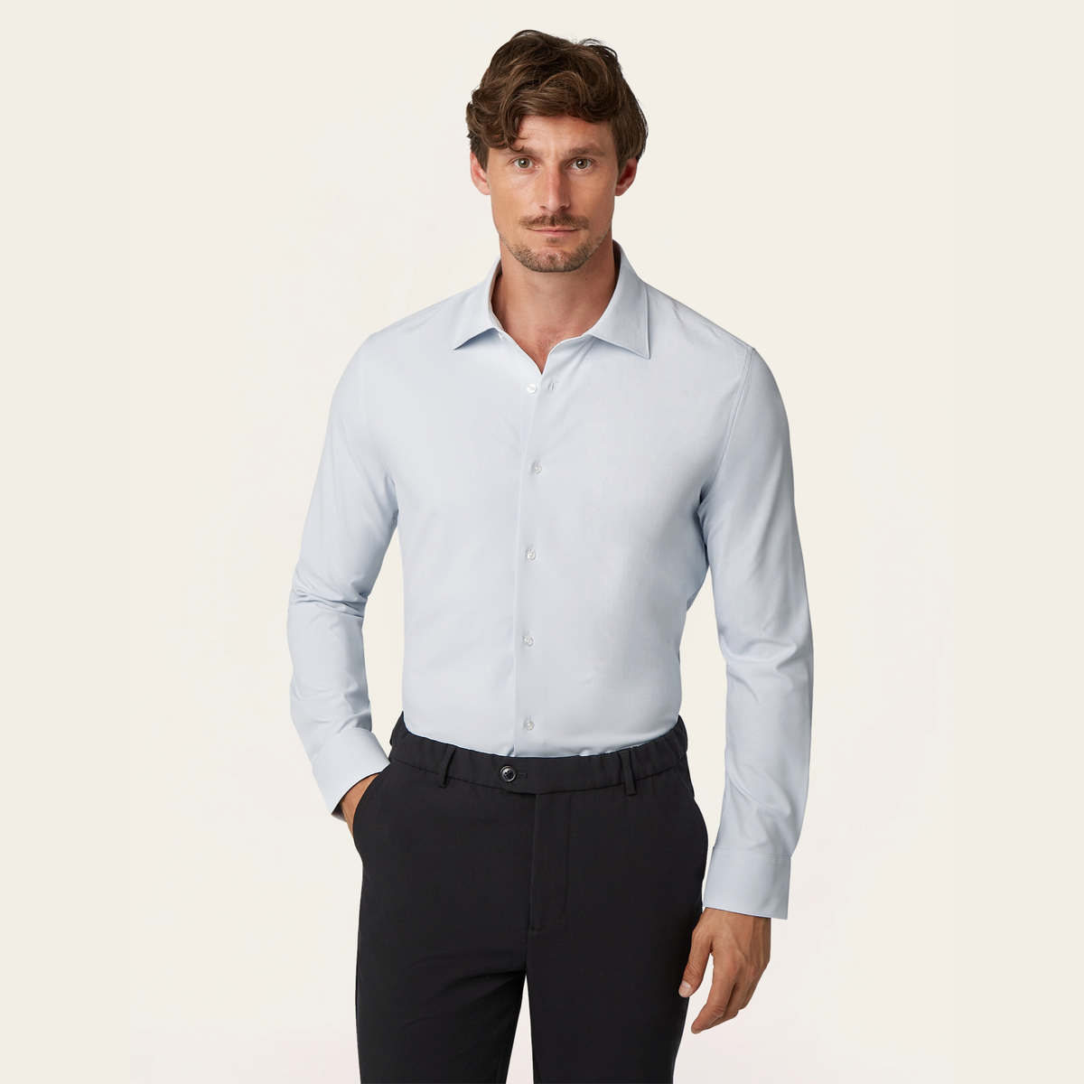 Classic Non-iron shirt Light Blue
