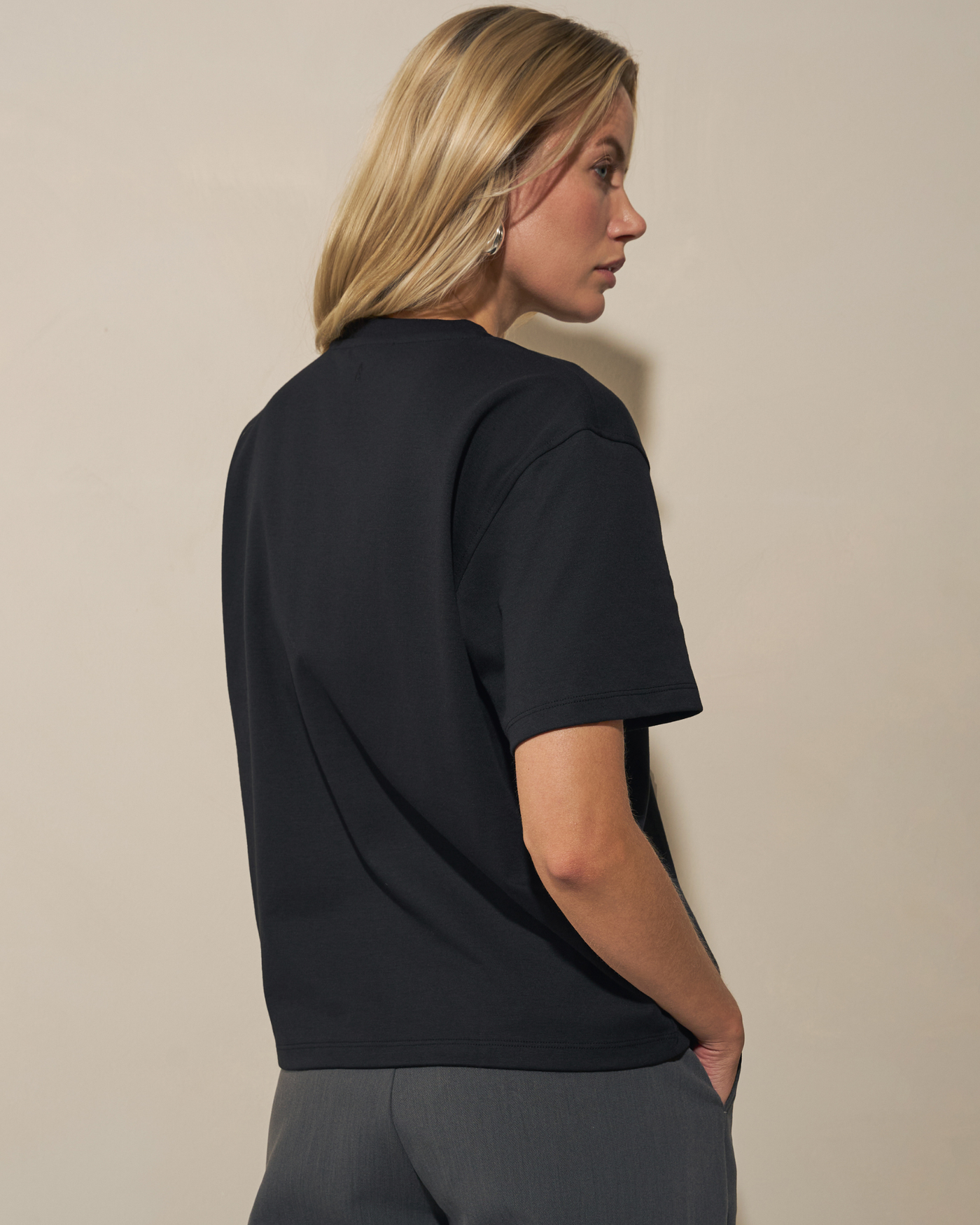 Boxy T-shirt - Black
