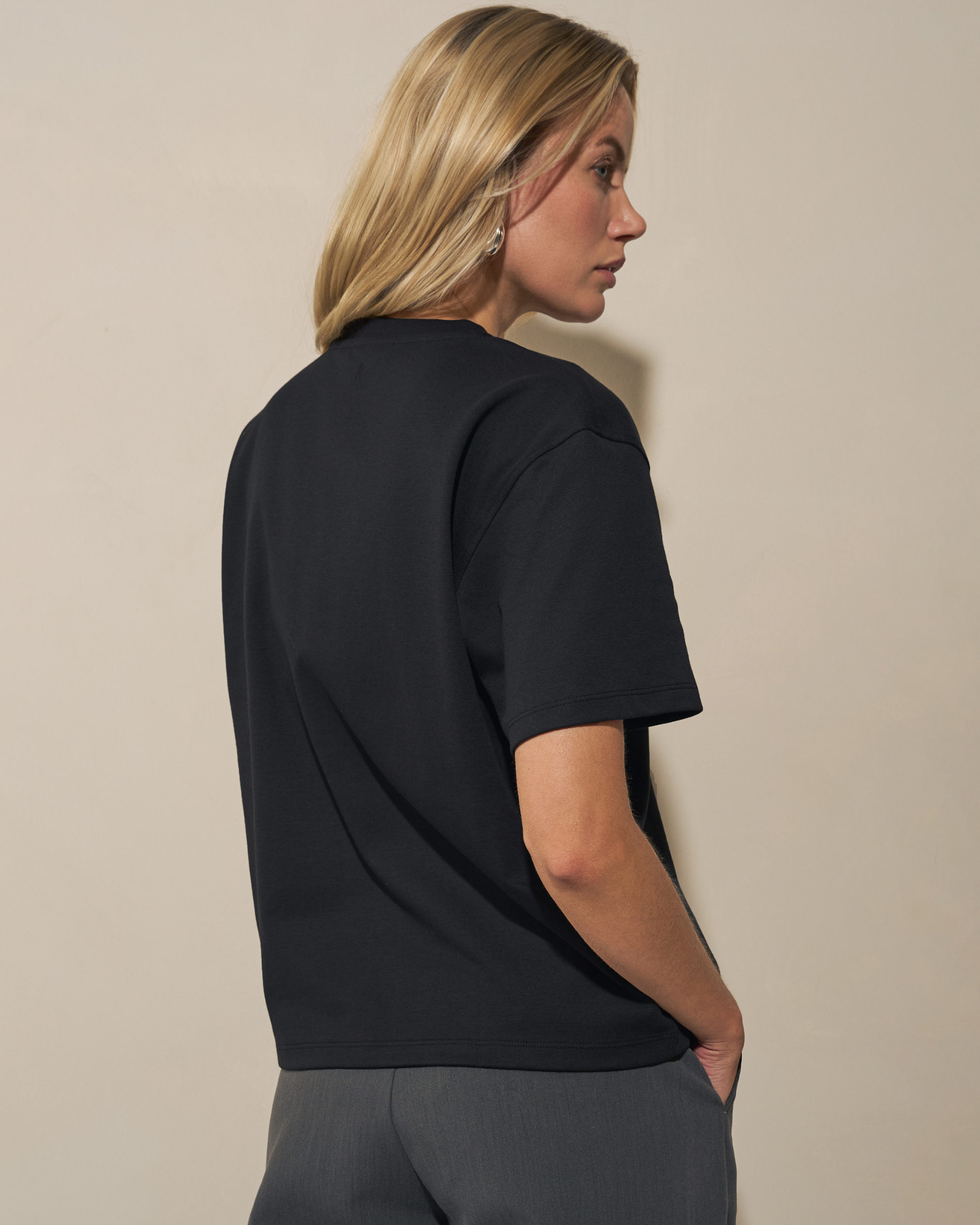 Boxy T-shirt - Black