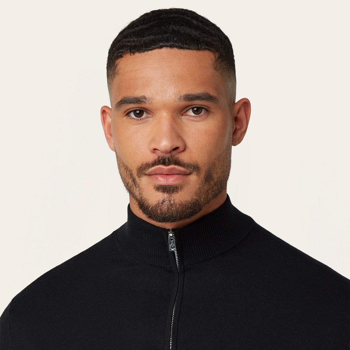 Seawool Half Zip Black