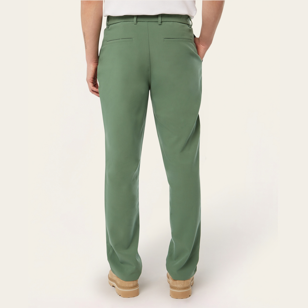 Straight pants Grass Green