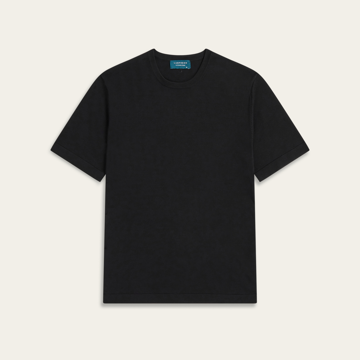 Knitted t-shirt Black