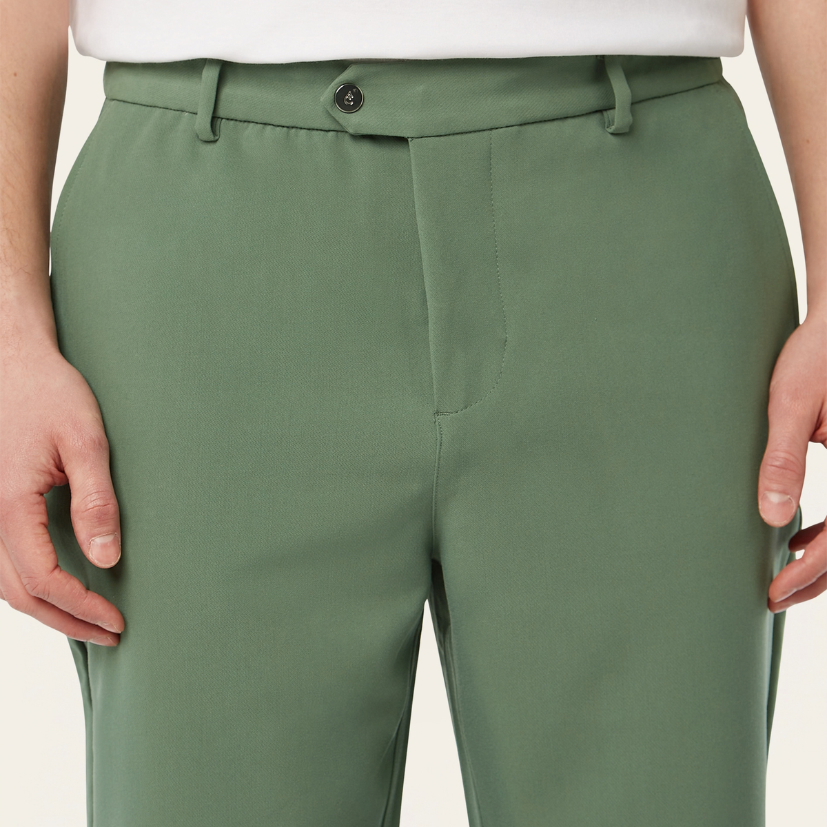 Straight pants Grass Green
