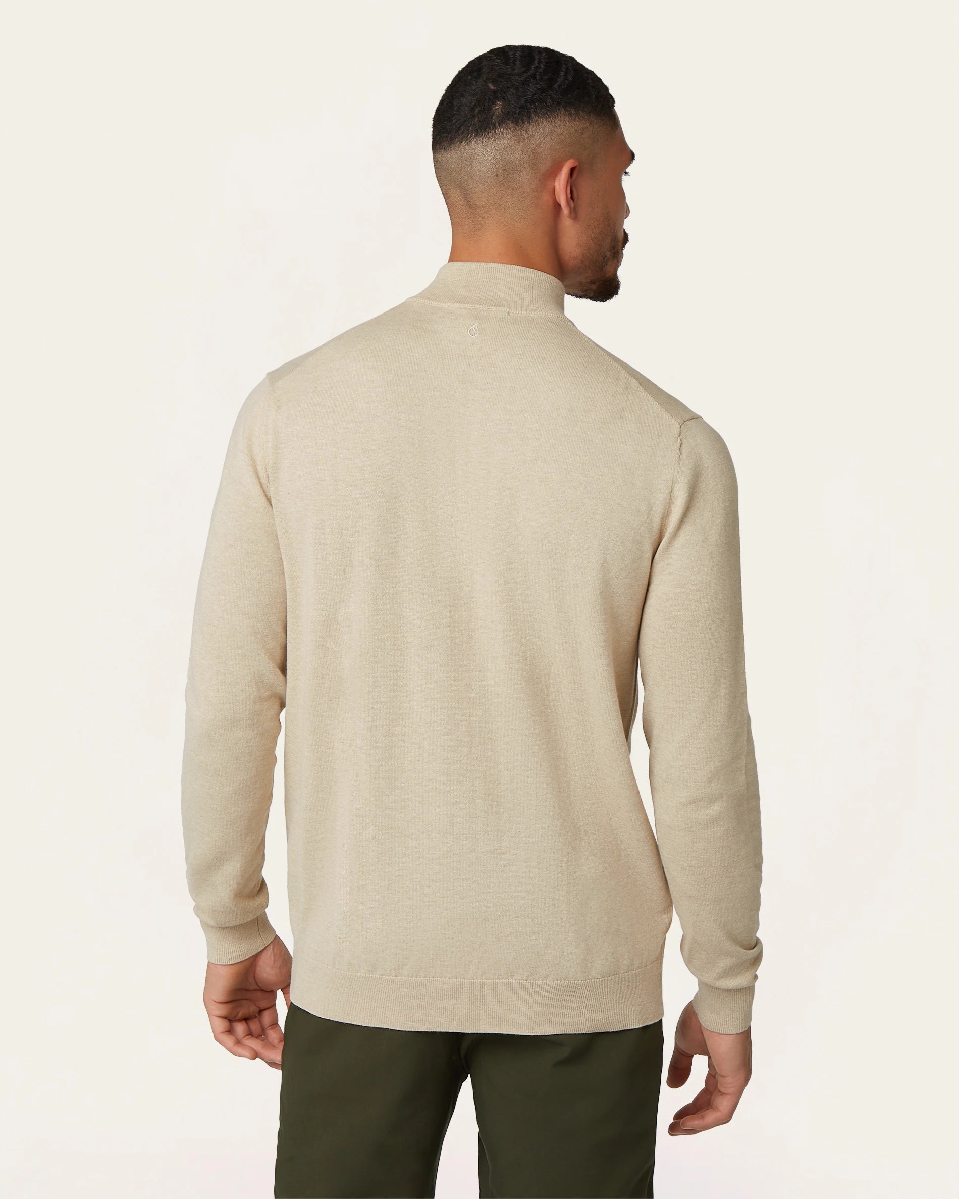 Seawool Half Zip Sand