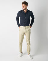 Prior Tech: Knitted shirt navy