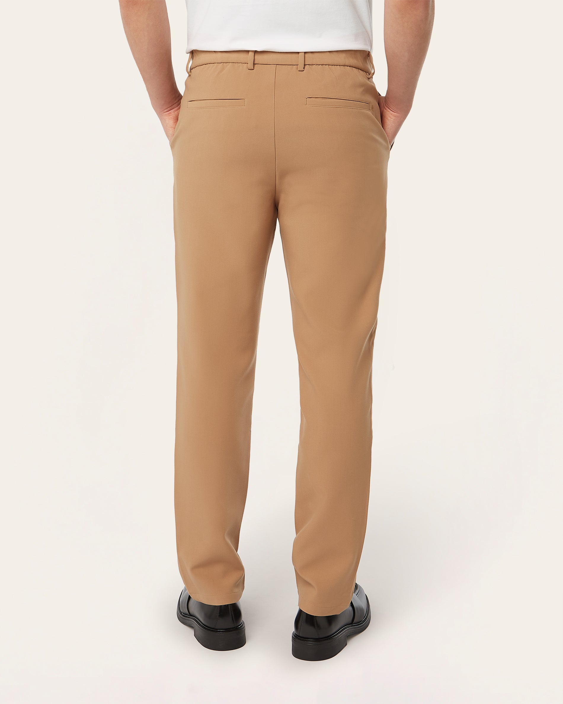 Classic pants 2-pack bundle | Off-white & Camel
