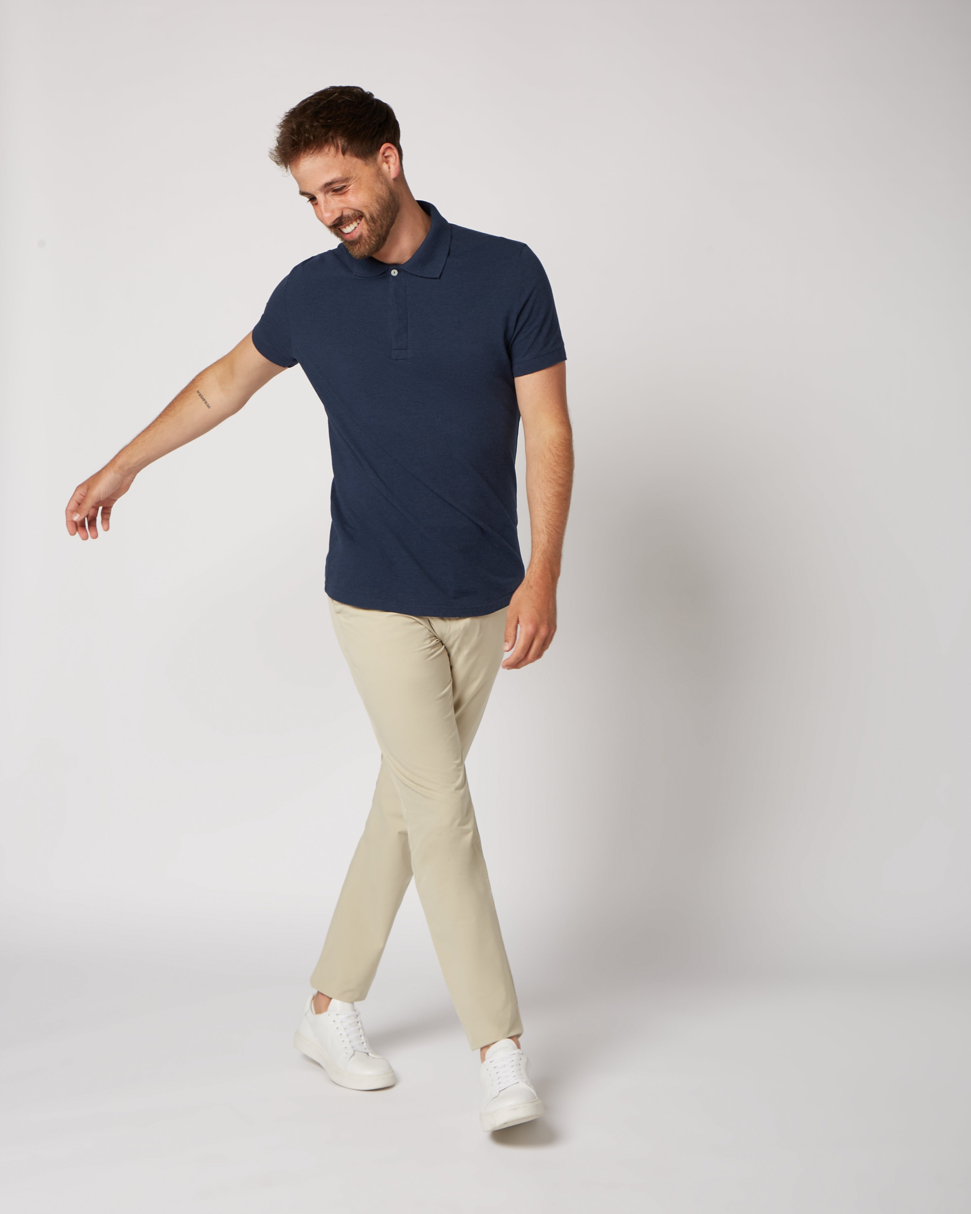 Prior tech: Polo navy