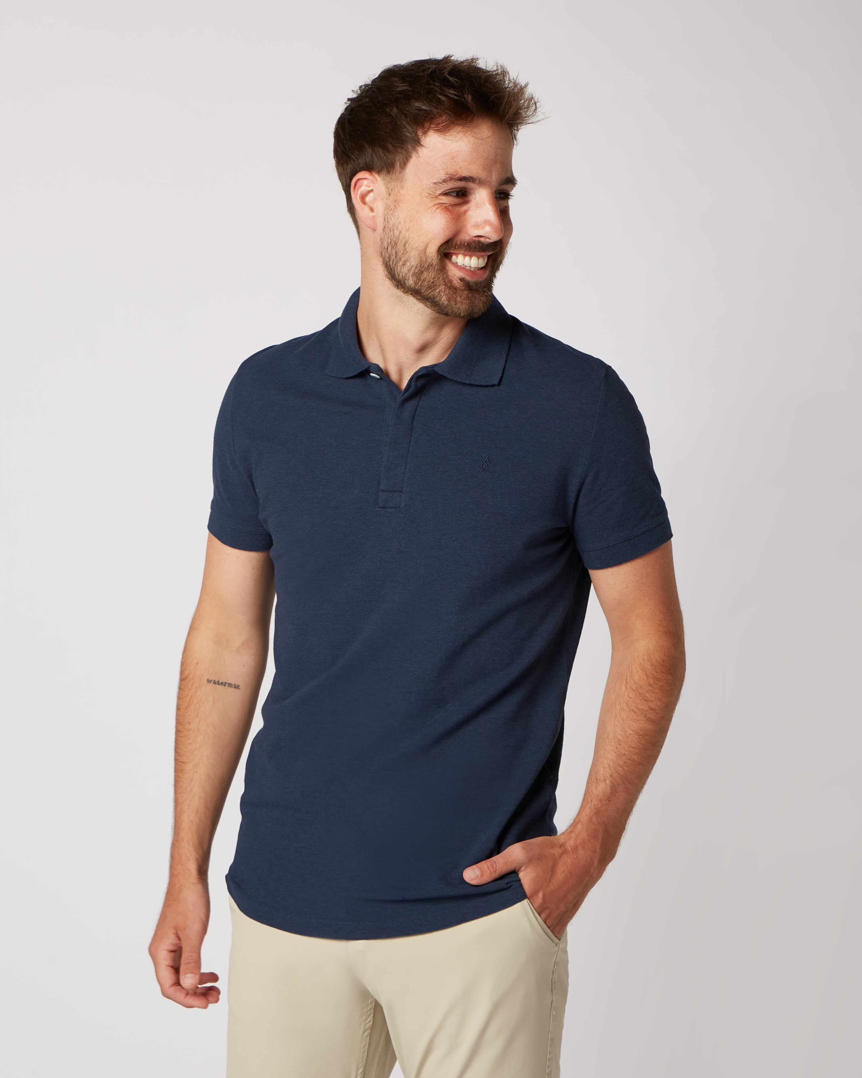 Prior tech: Polo navy