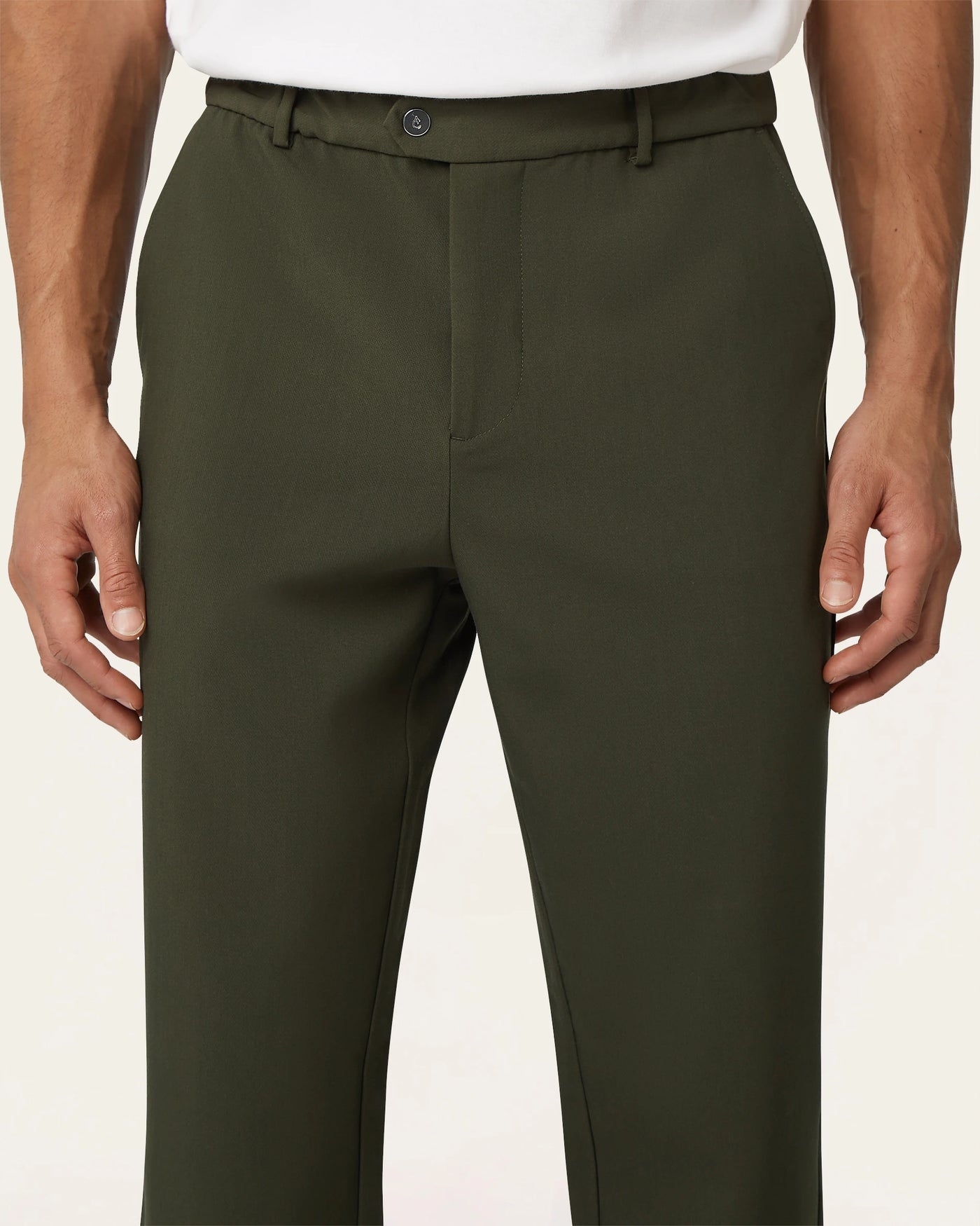 Straight Classic Pants Dark Green