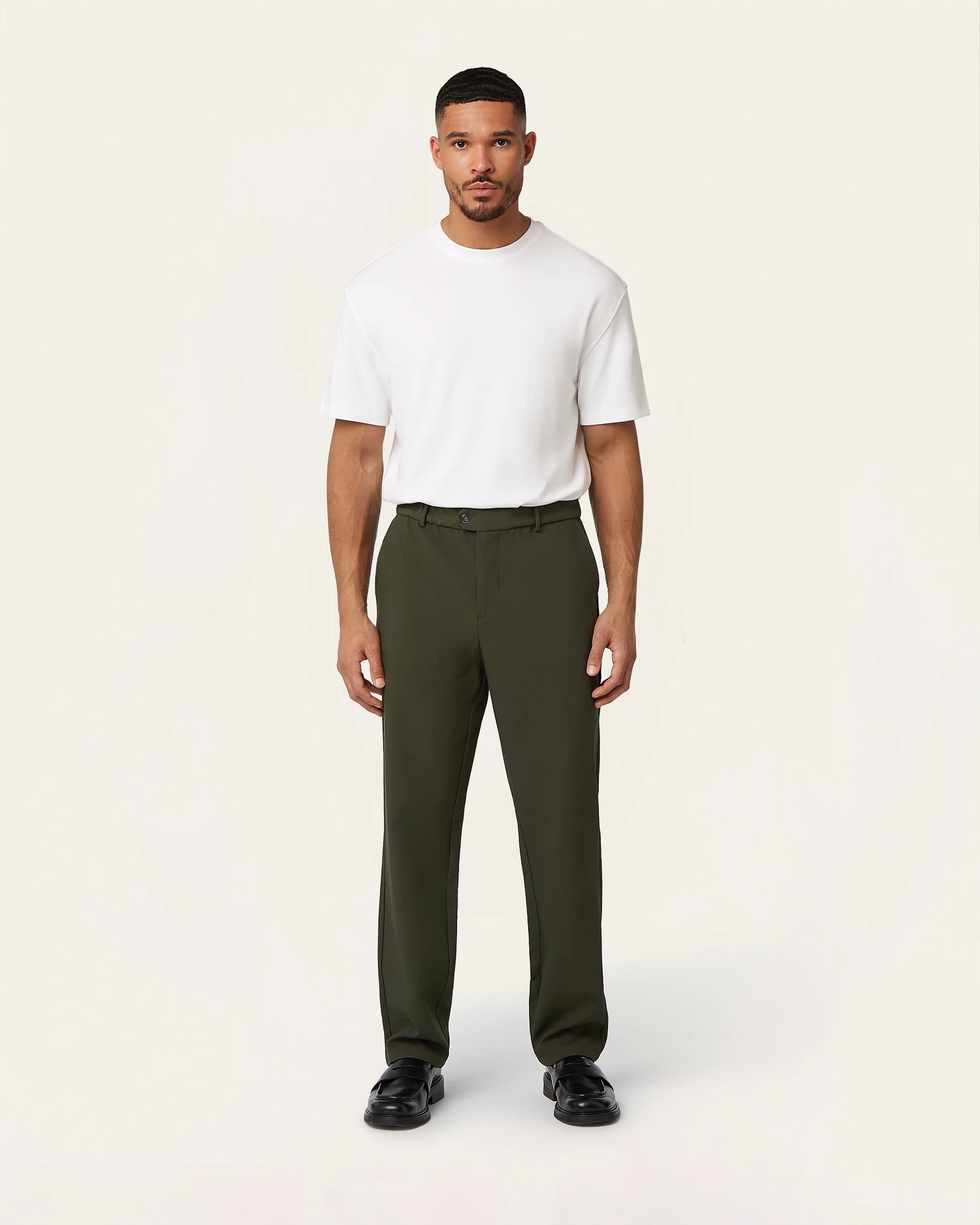 Straight pants Dark Green | LABFRESH