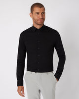 Prior Tech: Knitted shirt black