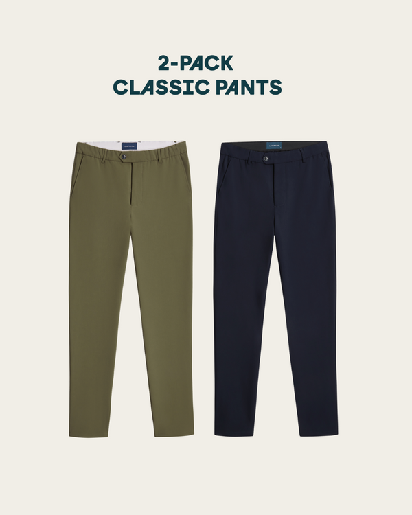 Classic pants 2-pack bundle | Olive & Navy