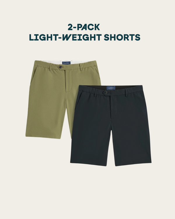Light-weight shorts 2-pack bundle