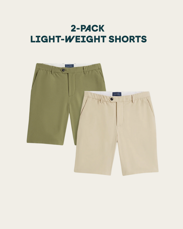 Light-weight shorts 2-pack bundle