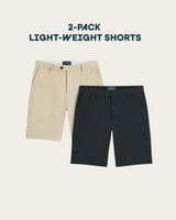 Light-weight shorts 2-pack bundle