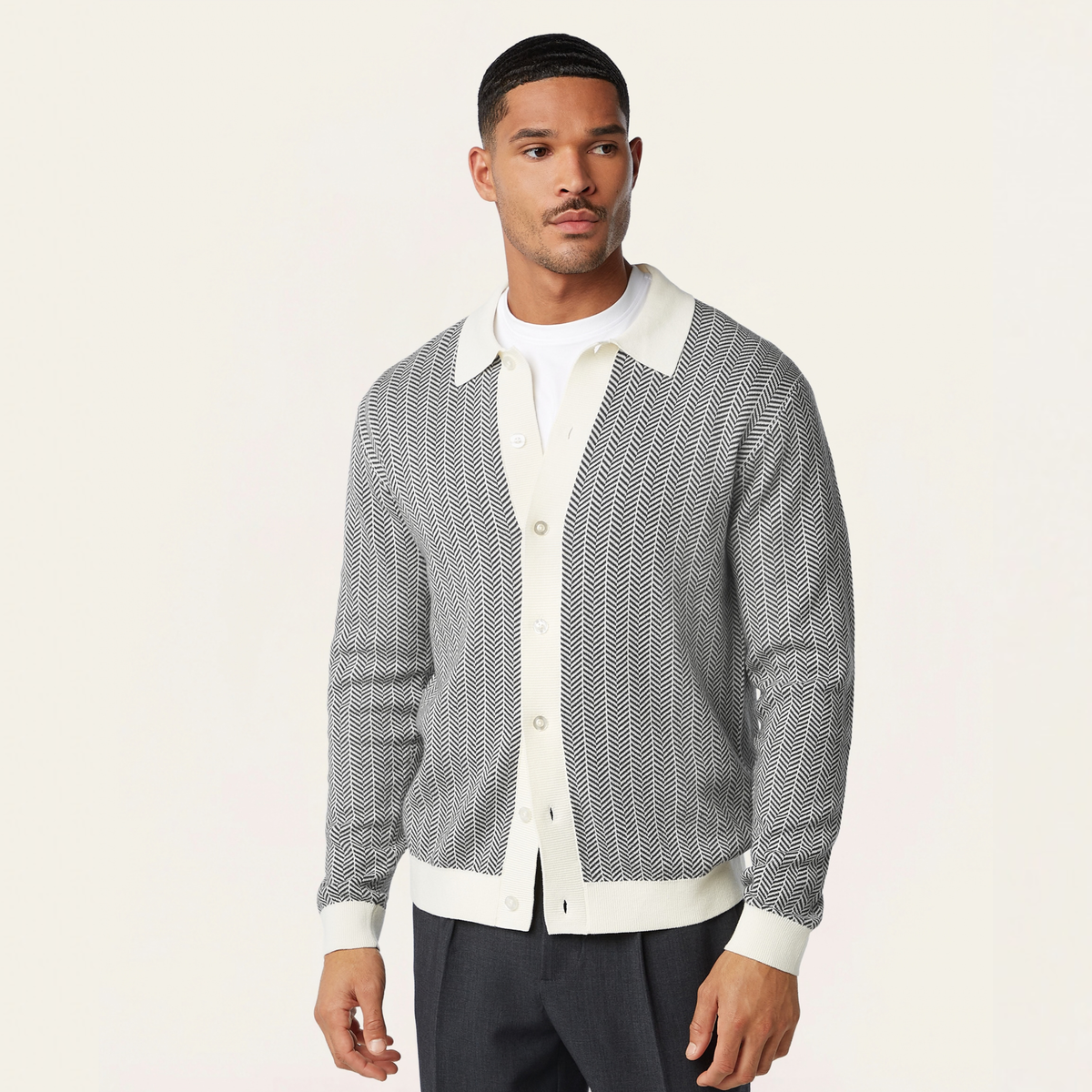 Schöne Cardigan Dark Grey