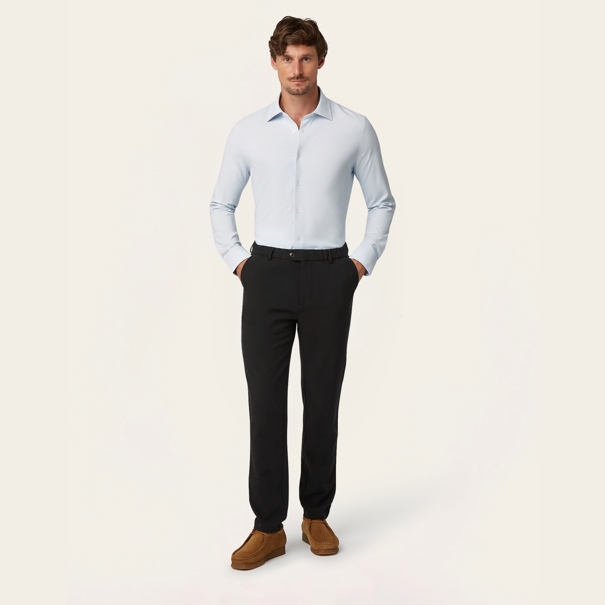 Classic Non-iron shirt Light Blue