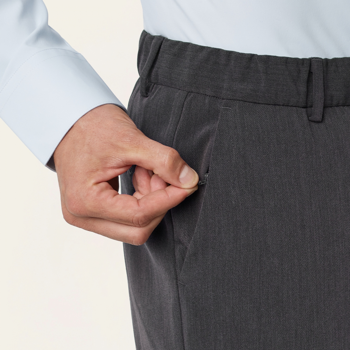 Regular Travel Pants Grey