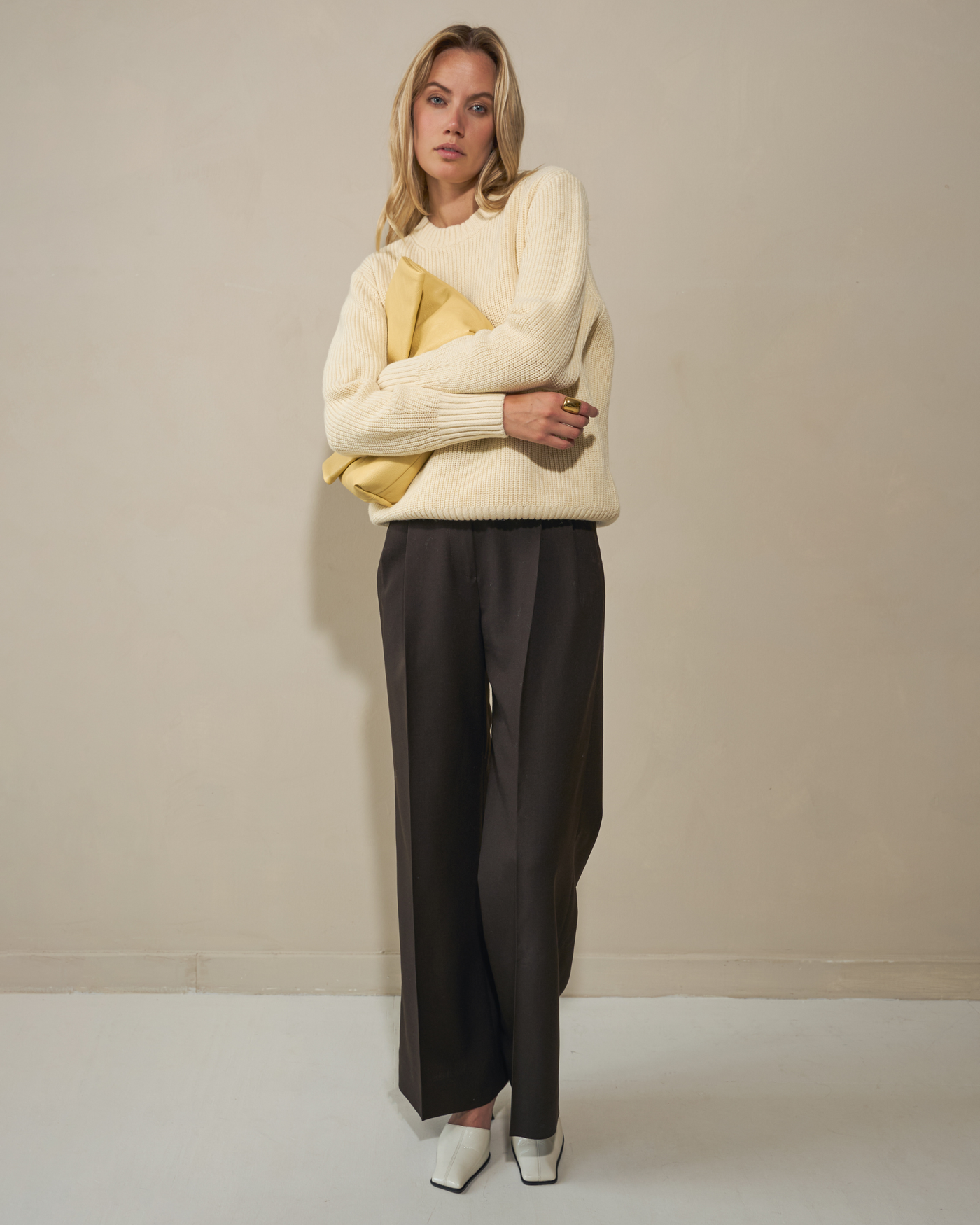 Heavy Seawool Crewneck - Off White