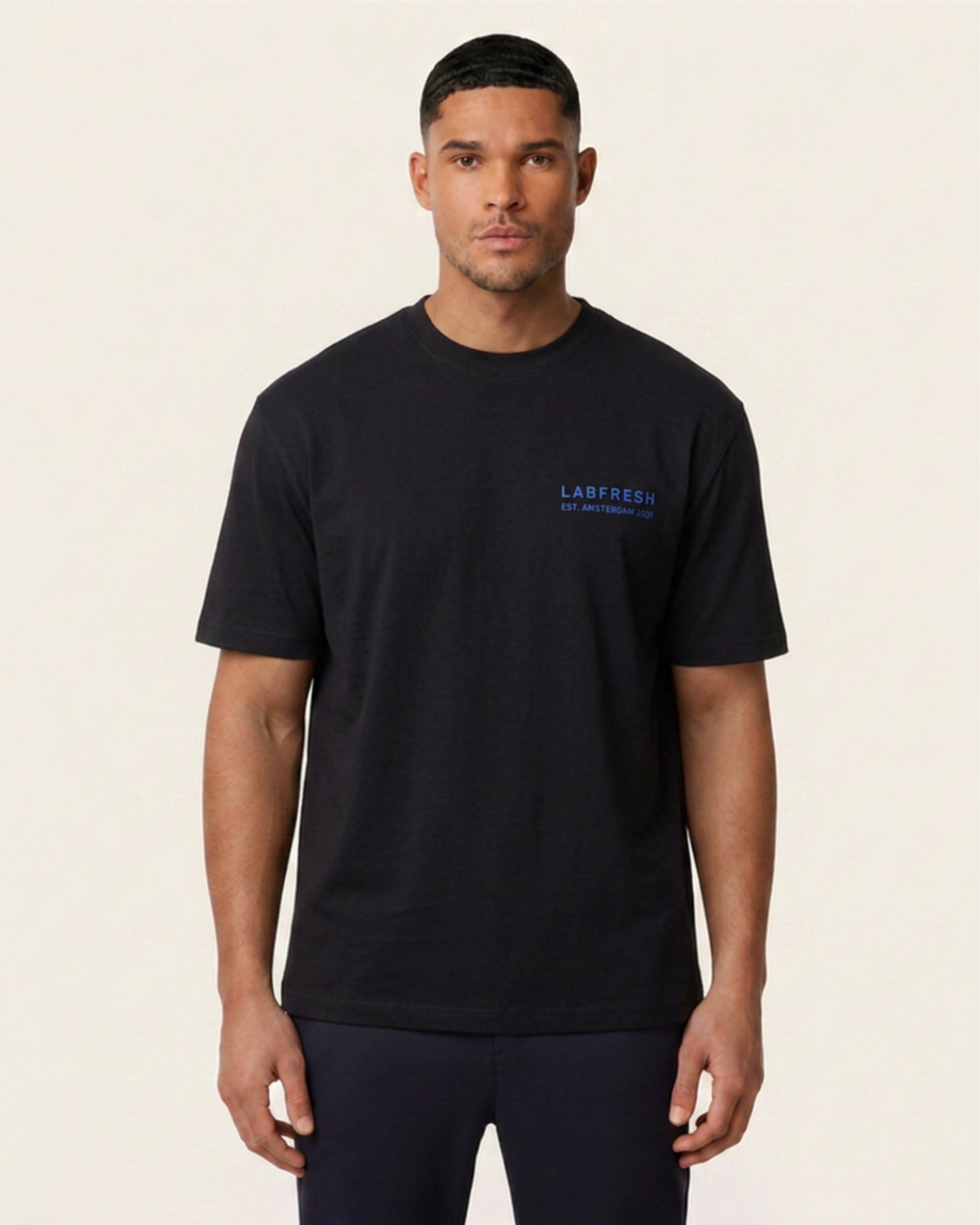 Heavy weight relaxed fit t-shirt Black | Amsterdam