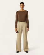 Boatneck Knit - Dark Brown