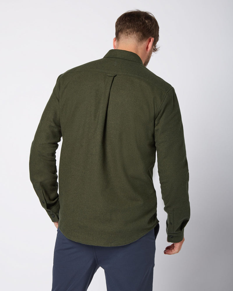 Flannel shirt Moss green