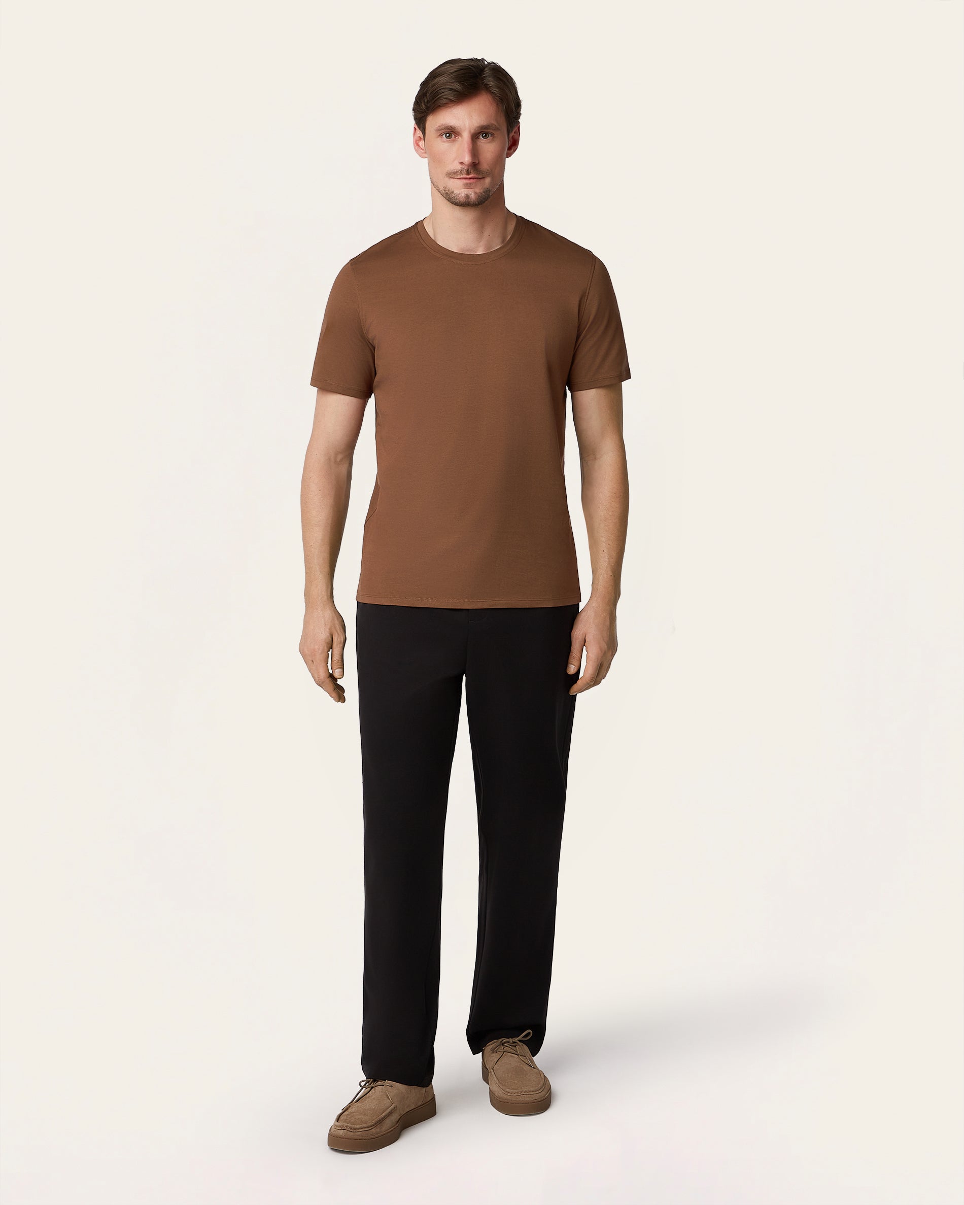 Heavy weight t-shirt Brown