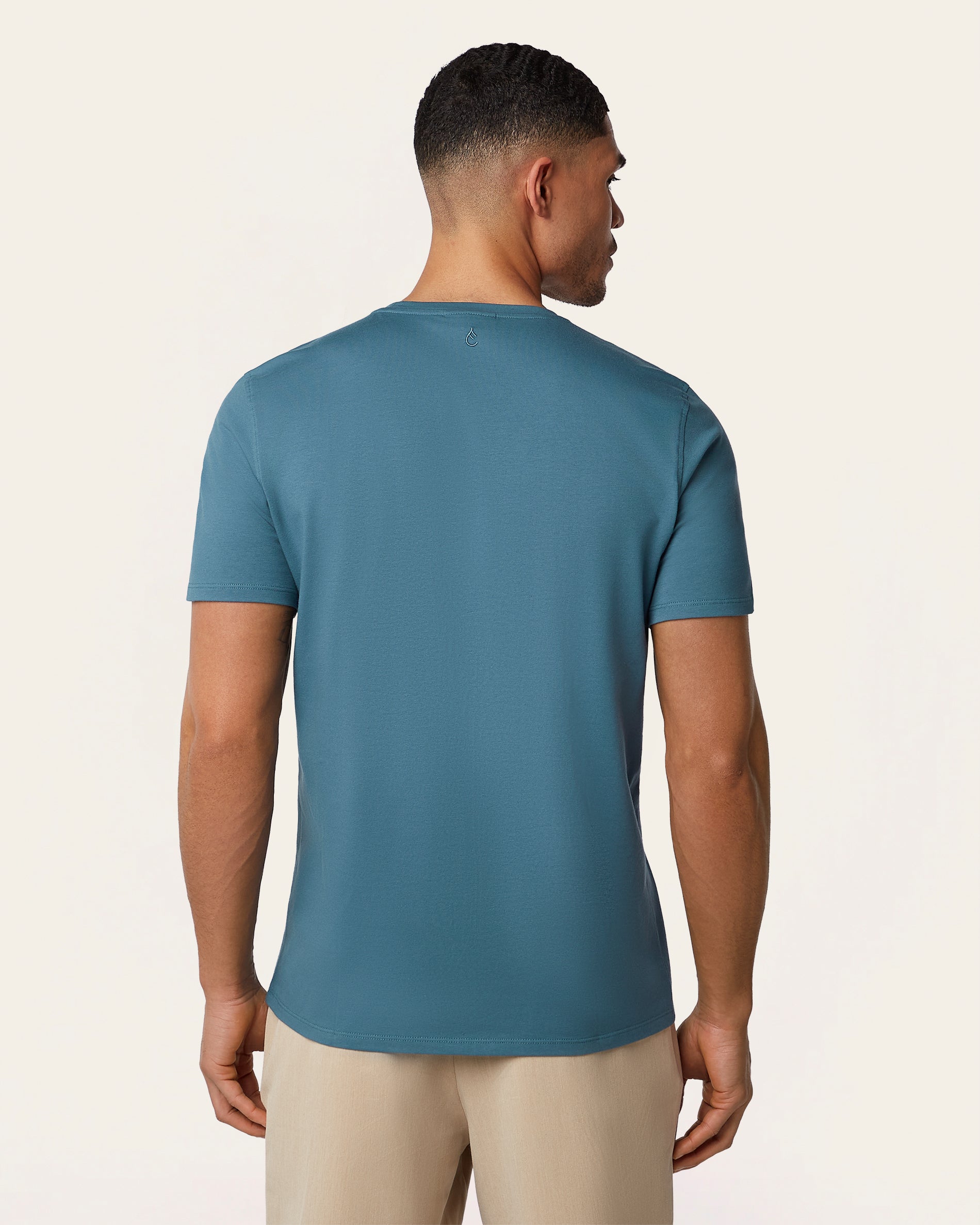 Heavy weight t-shirt Teal Blue