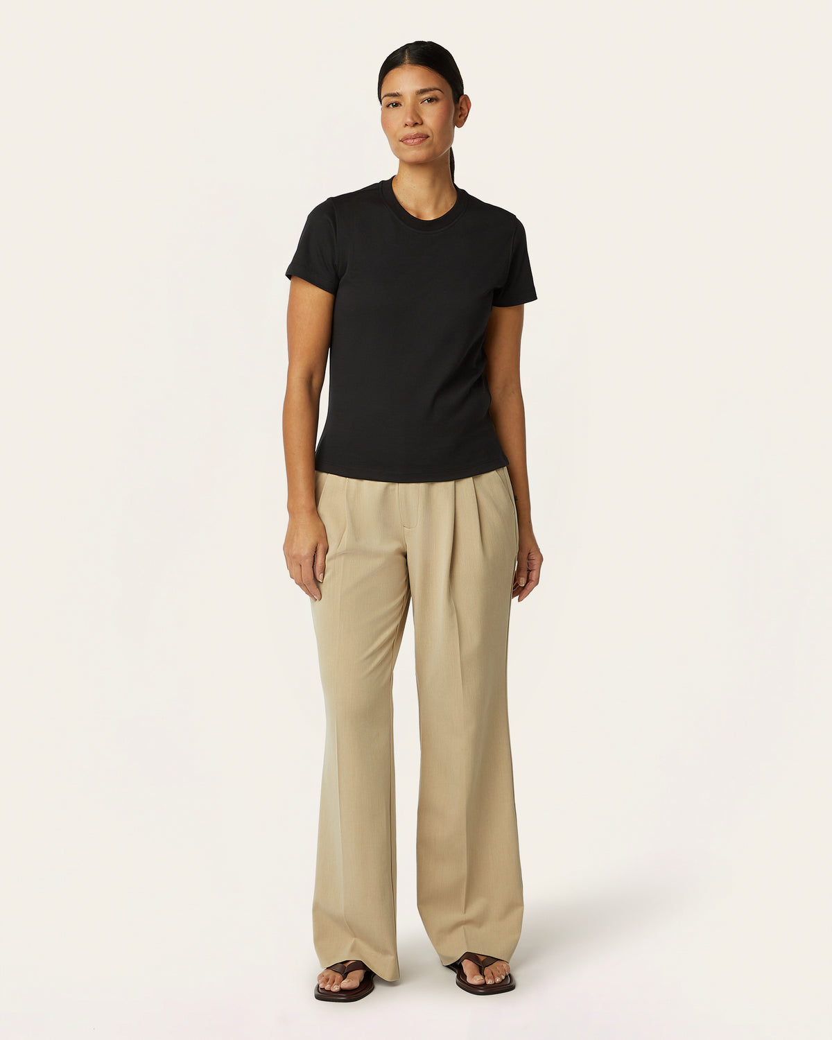 Interlock Slim T-shirt - Black