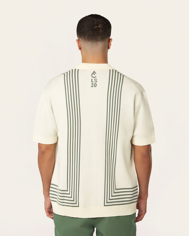 Schöne Jacquard Polo Off-white