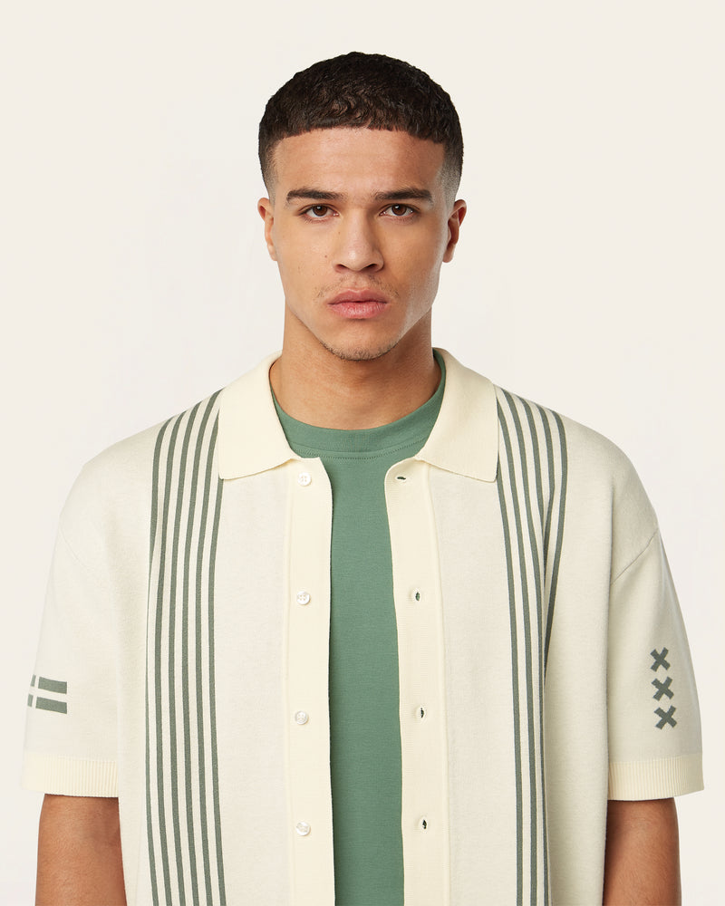 Schöne Jacquard Polo Off-white