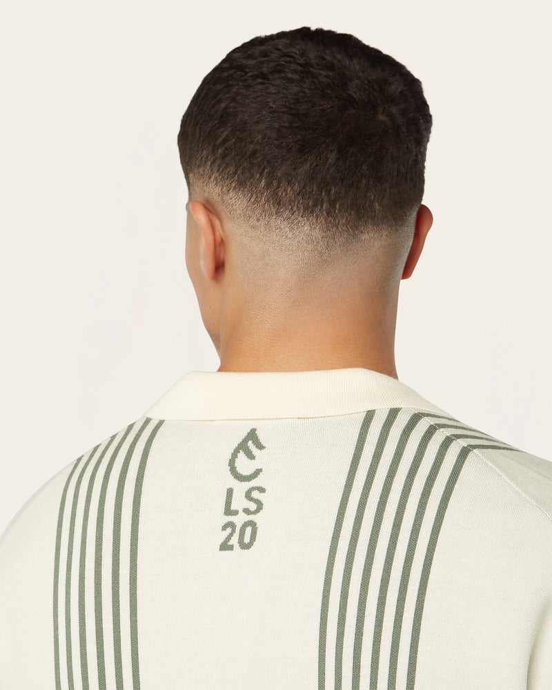 Schöne Jacquard Polo Off-white