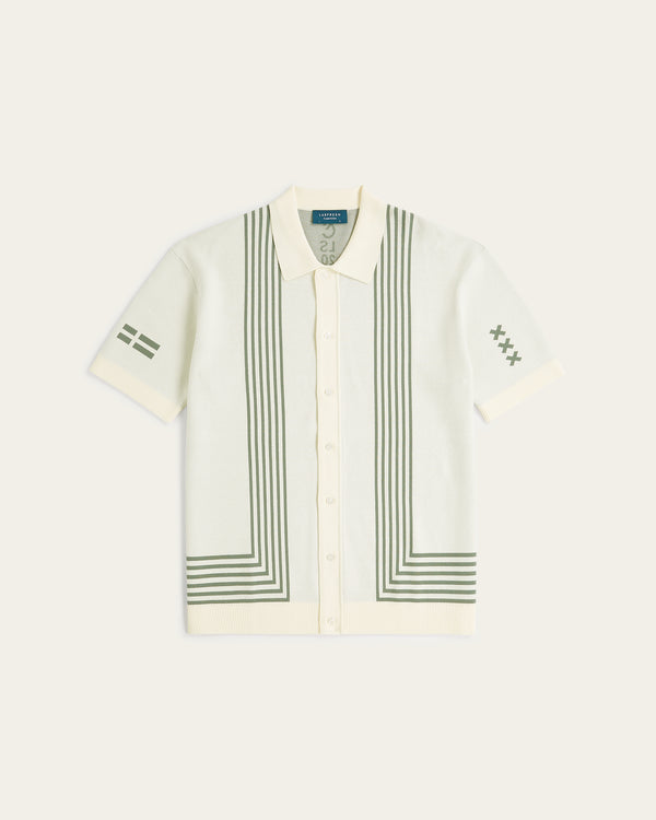 Schöne Jacquard Polo Off-white