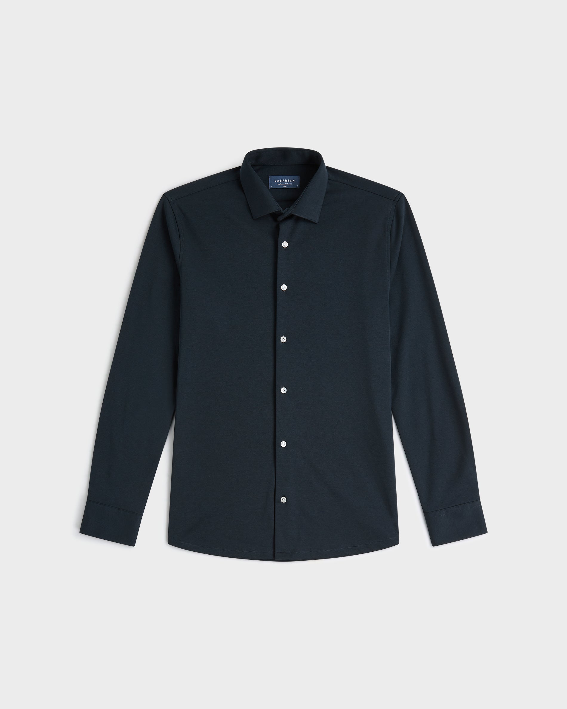 Knitted shirt navy | LABFRESH