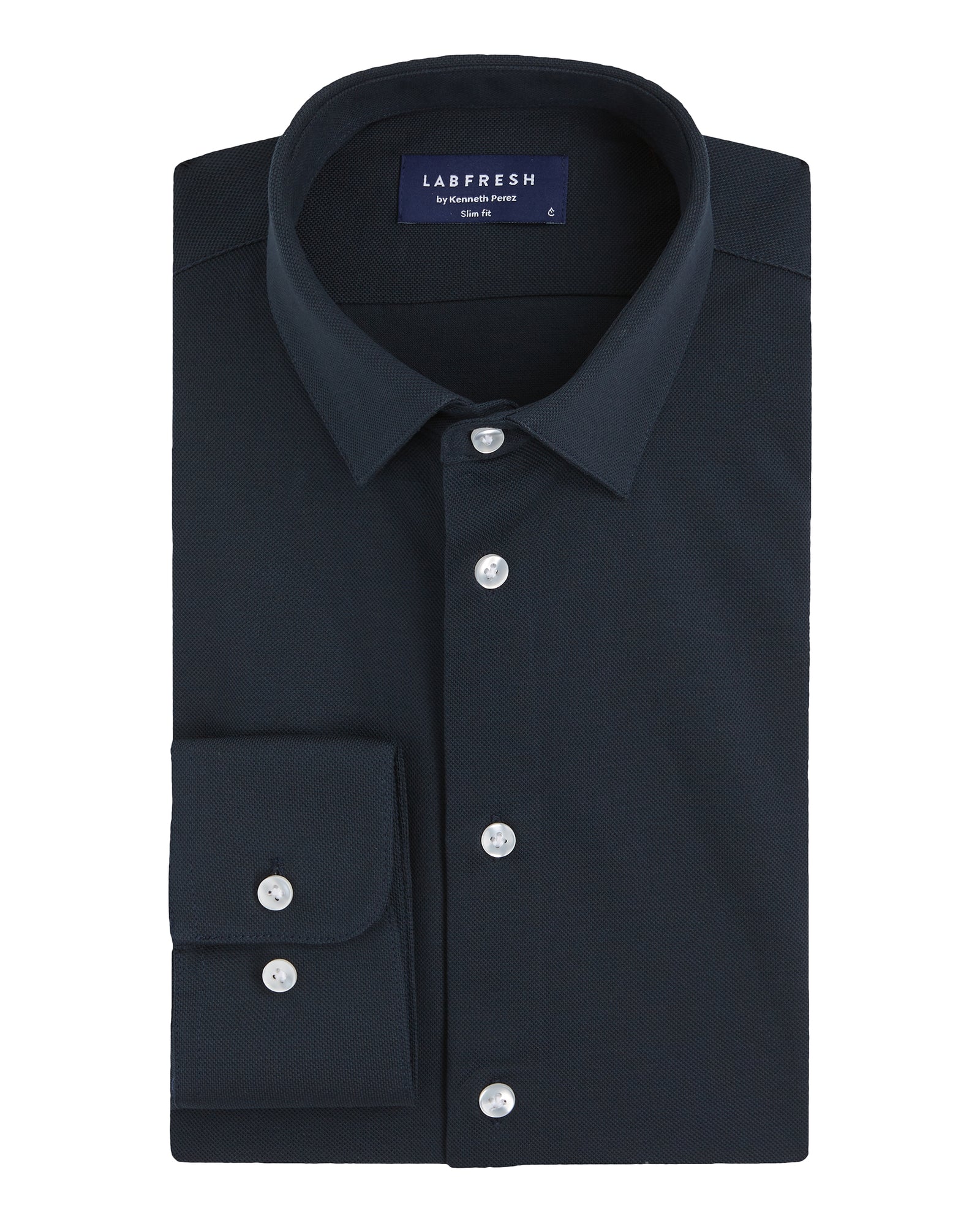 Knitted shirt navy LABFRESH