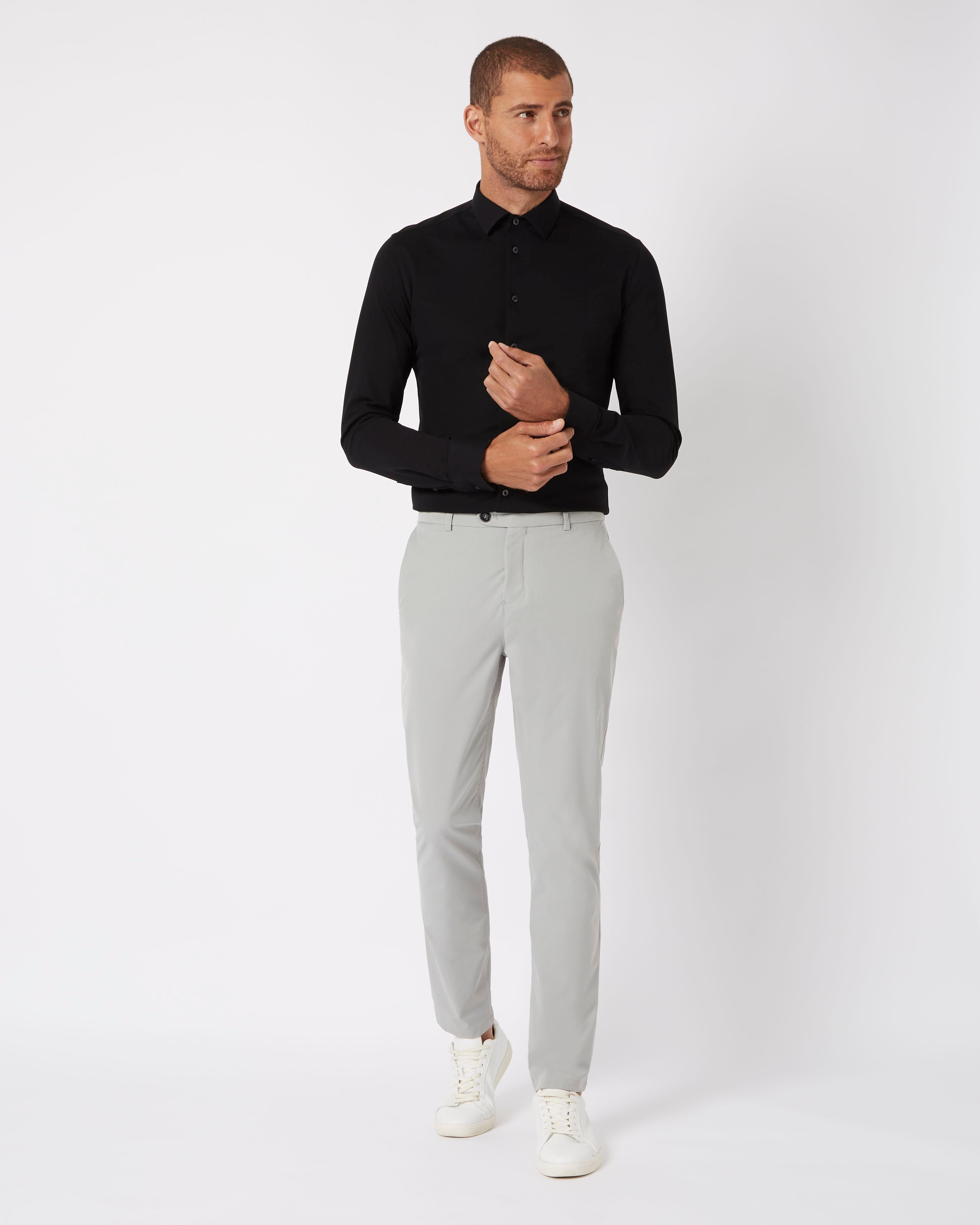 Prior Tech: Knitted shirt 2-pack bundle | Black & White