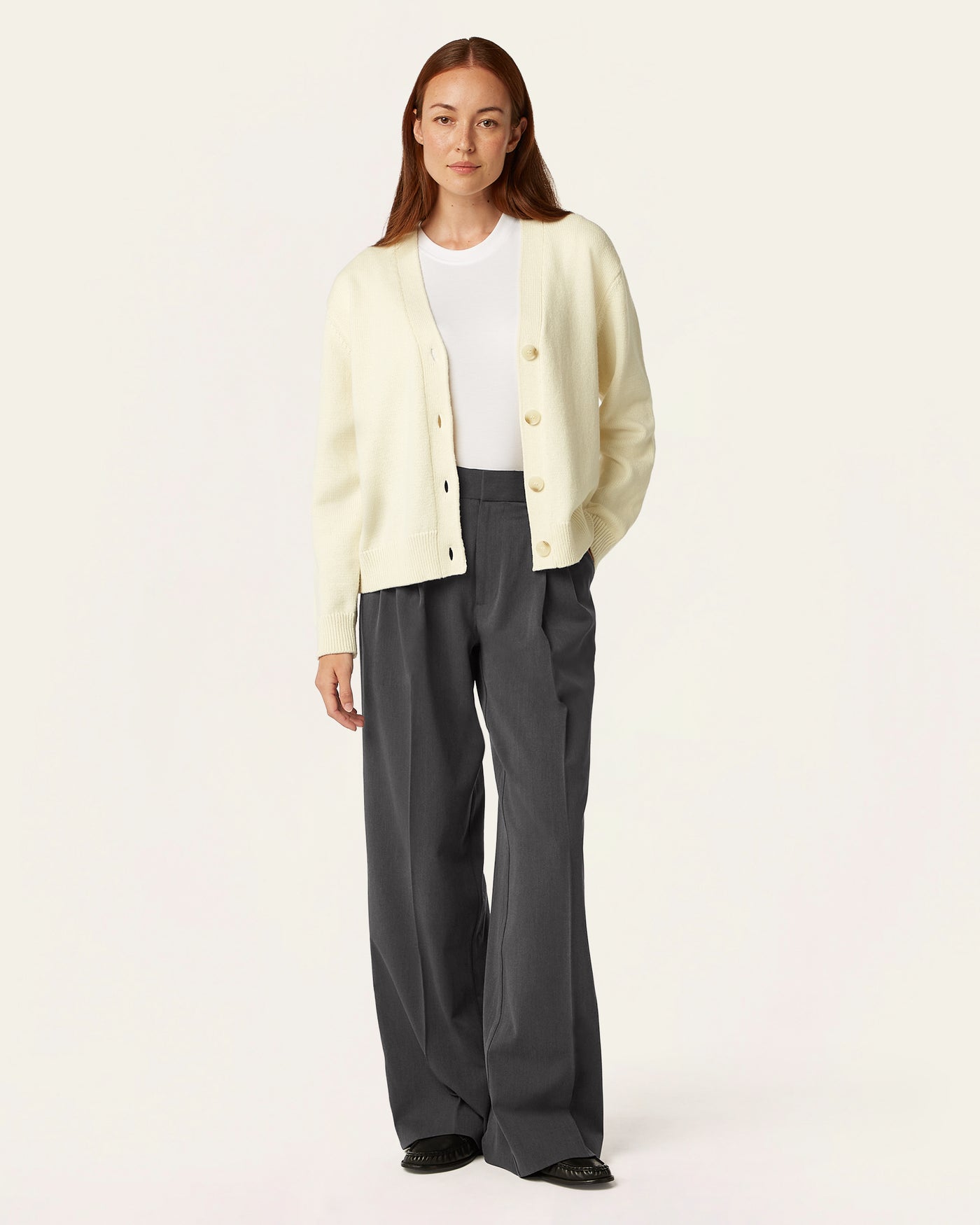 Heavy Seawool Cardigan - Off White