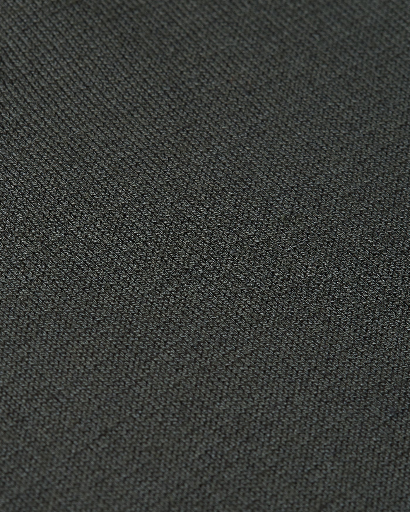 Knitted Long-sleeve Polo Dark Grey