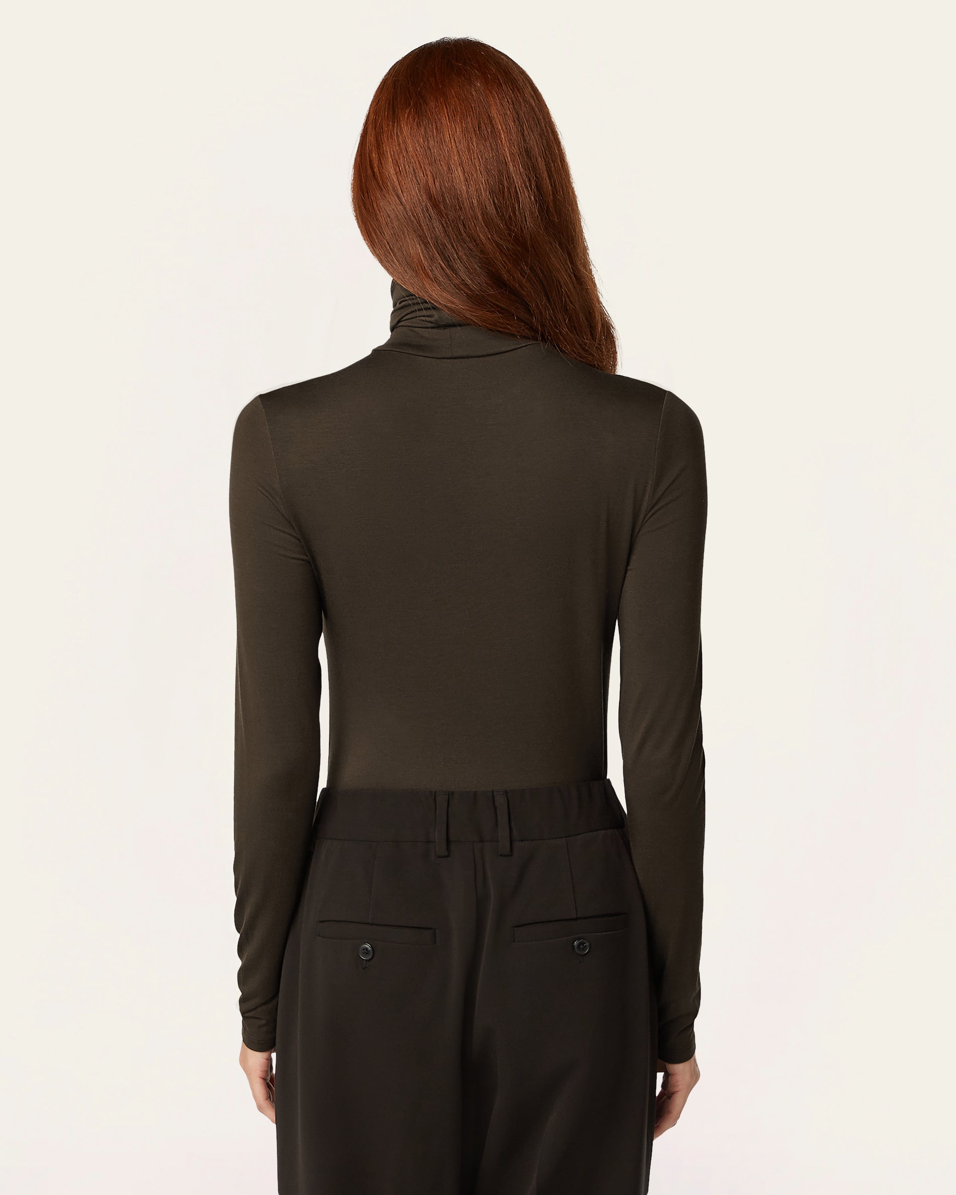Turtleneck Knit - Dark Brown