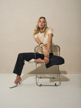 Slim T-shirt Beige