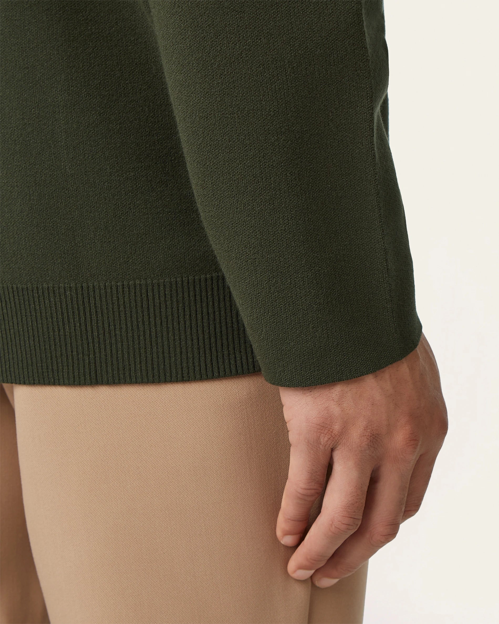 Jacquard Cardigan Dark Green