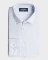 Non-iron stretch shirt light blue