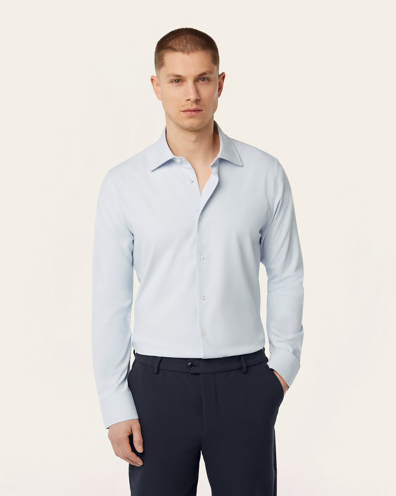 Classic non-iron 2-pack | White & Light Blue