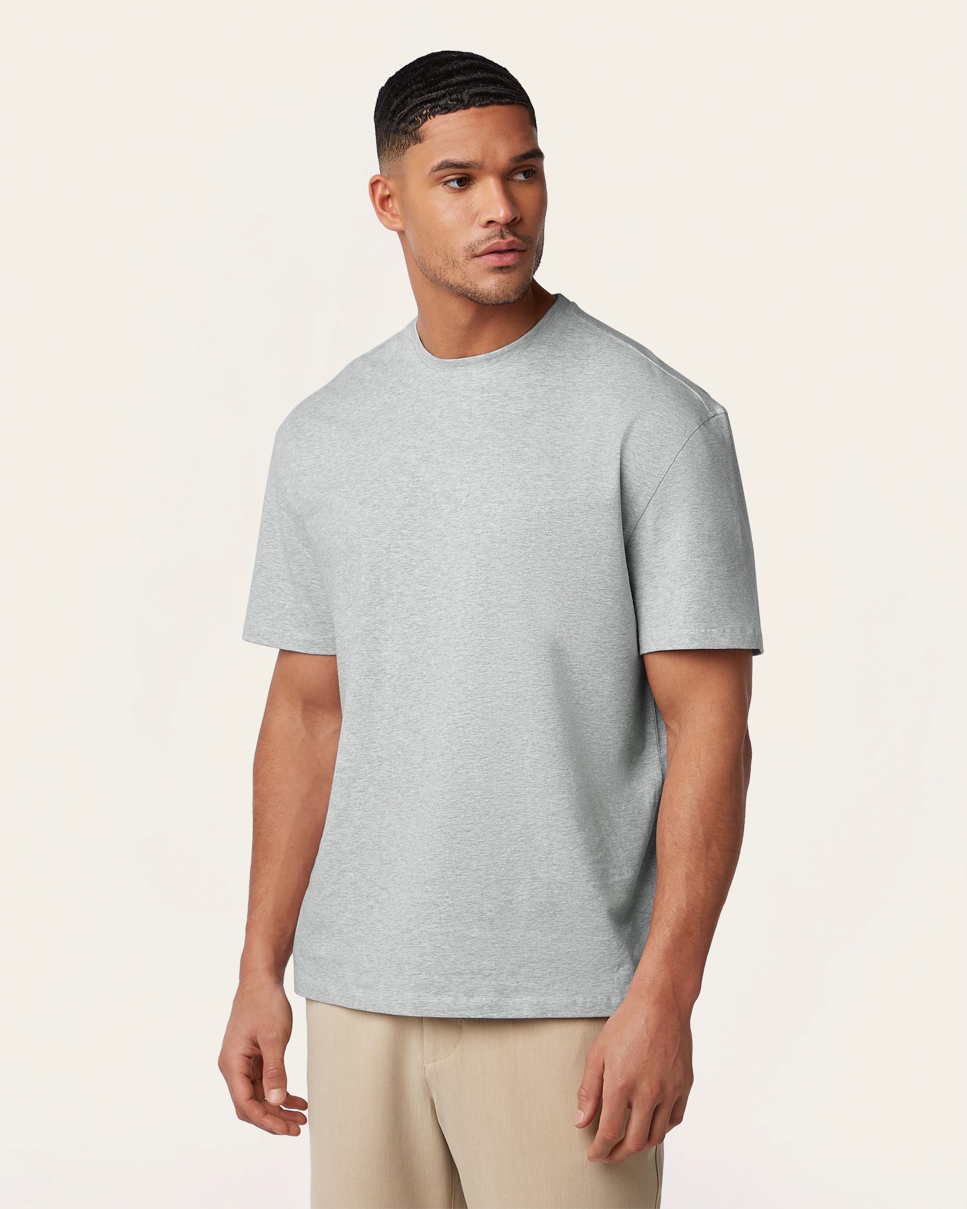 Relaxed T-shirt Light Grey