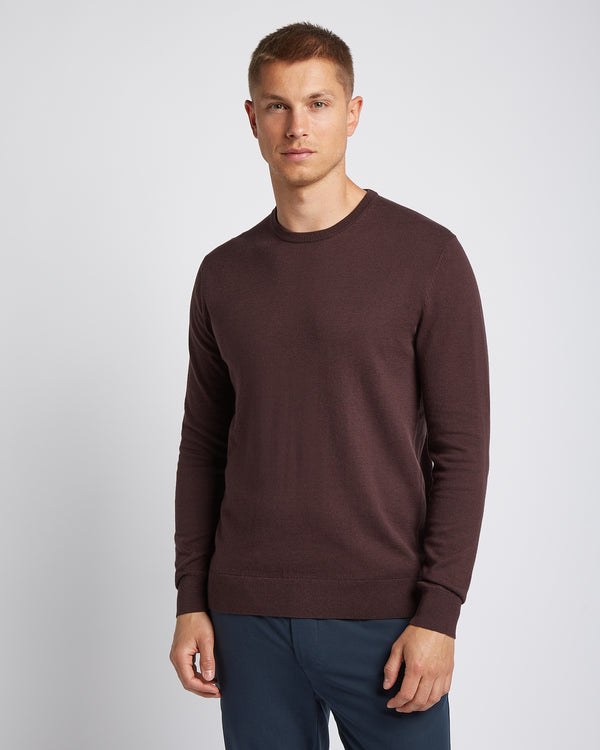 Seawool Crewneck Dark Burgundy