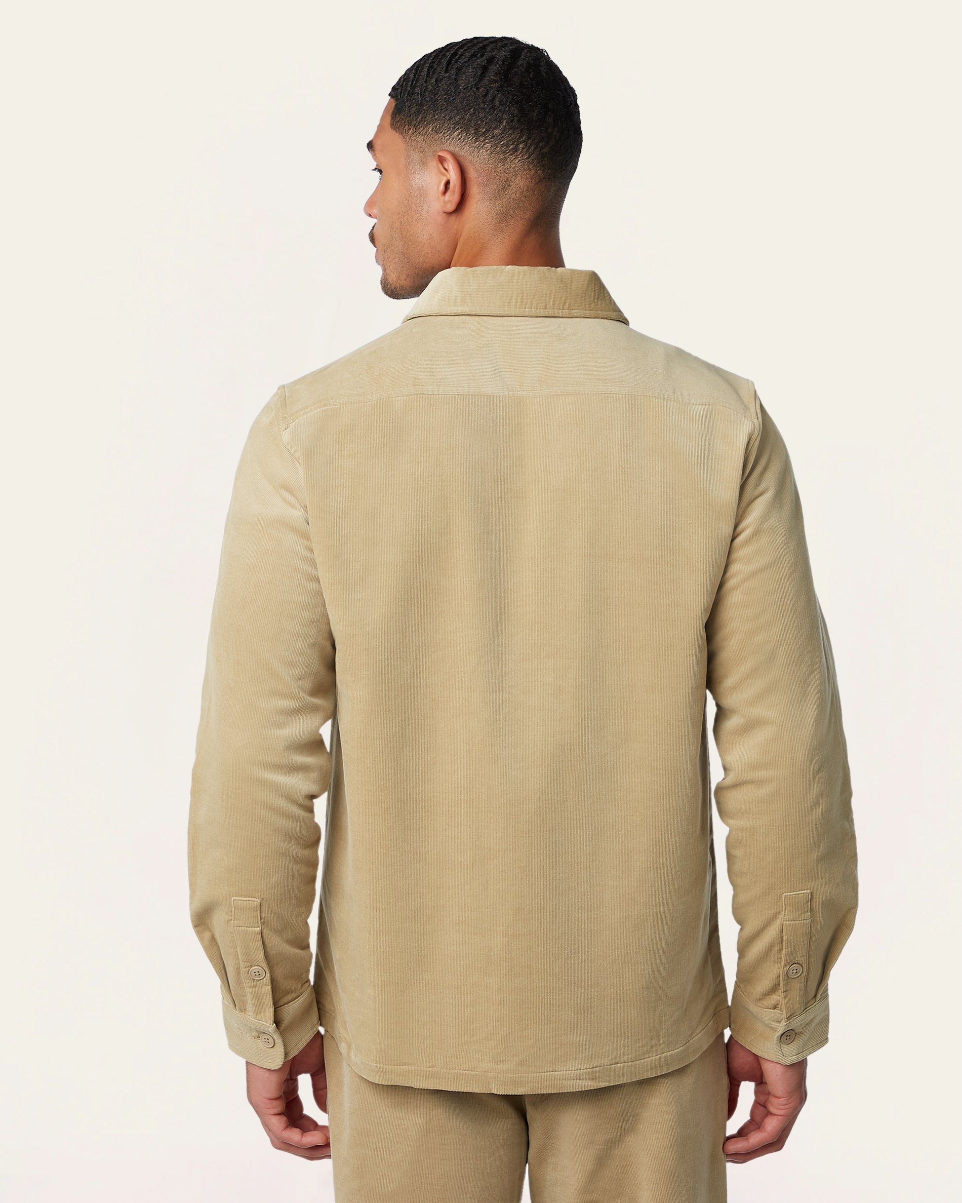 Cordruoy Shirt Jacket Sand