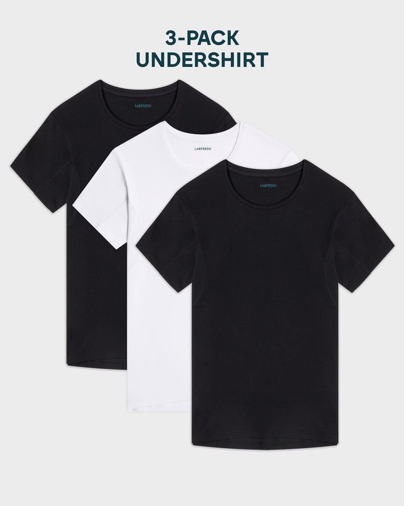 Crewneck undershirt 3-pack bundle