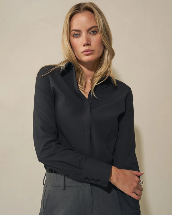 Slim fit Blouse - Black
