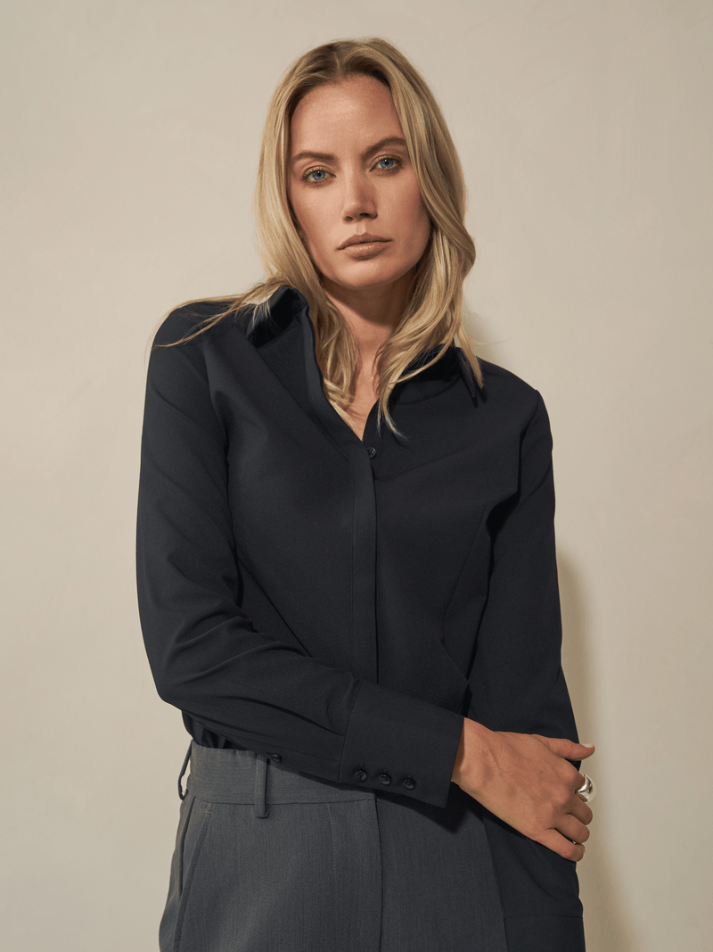 Slim fit Blouse - Black