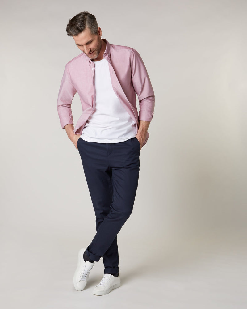 Oxford shirt light red